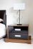 Black Gloss Drawer Fronts with Tobacco Aida Cabinet