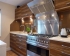 Plum Prunus Modern Slab Kitchen Cooking Area